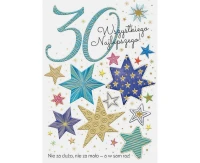 Greeting card CARD A5 Stars